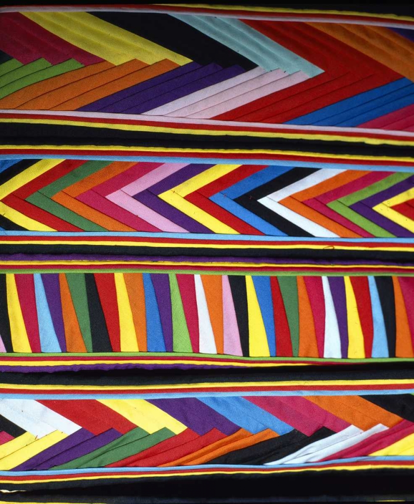 Peru, Cinceros Colors in fabric design in market
